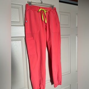 Figs - Shocking Pink Jogger Scrub Pants